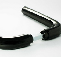 Ручка для стеклянной двери ID 201 Черный никель