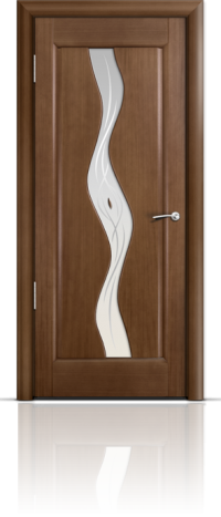 Дверь Мильяна серия Стелла модель Веста  Палисандр модельное стекло