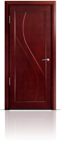 Дверь Мильяна серия Стелла модель Яна Красное дерево глухое 