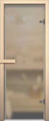 Стеклянная дверь для сауны АКМА light матовое Магнитная ручка