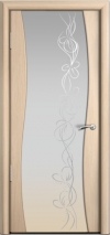 Дверь Омега со стеклом триплекс