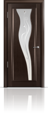 Дверь Мильяна серия Стелла модель Лантана Венге модельное стекло