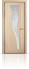 Дверь Мильяна серия Стелла модель Лантана Беленый дуб модельное стекло