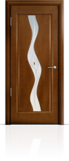 Дверь Мильяна серия Стелла модель Веста Анегри модельное стекло 