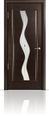 Дверь Мильяна серия Стелла модель Веста Венге модельное стекло 