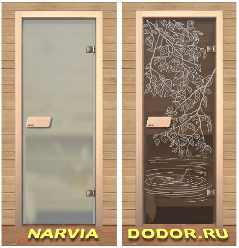 Финские двери для сауны Narvia