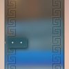 Дверь для сауны "Хамам" Серое матовое 134 алюм