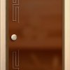 Дверь для сауны "Кноб София" 75 олив